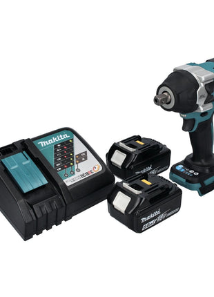 Avvitatore a impulsi a batteria Makita DTW 701 RG 18 V 700 Nm 1/2" XPT Brushless + 2x batteria ricaricabile 6,0 Ah + caricabatterie