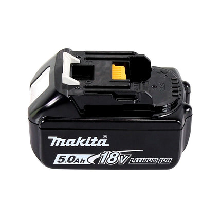 Makita DPO 600 T1 Pulidora excéntrica a batería 18 V 150 mm XPT Brushless + 1 batería de 5,0 Ah - sin cargador