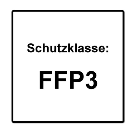 Dräger X-plore 1730 V FFP3 NR D Masques de protection respiratoire - 2 pièces FFP3 filtrant les particules taille universelle avec respirateur à valve CoolMAX
