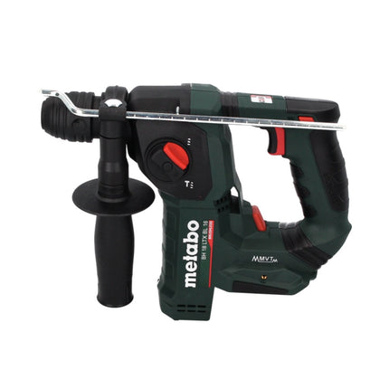 Taladro percutor de batería Metabo BH 18 LTX BL 16 18 V 1,3 J SDS-plus sin escobillas + 1x batería 8,0 Ah + MetaBOX - sin cargador