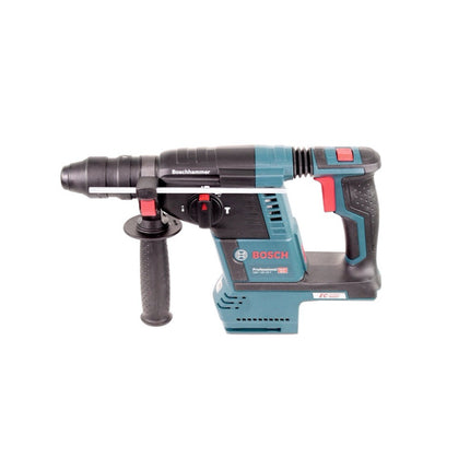 Bosch GBH 18V-26 F Cordless Rotary Hammer 2,6 J 18V SDS plus Brushless + Drill Bit and Chisel Set (11 pcs.) PGM certified + Case - without battery, without charger