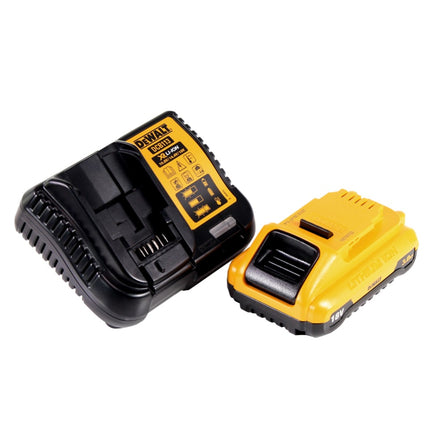 Cepilladora a batería DeWalt DCP 580 L1 18 V 82 mm sin escobillas + bolsa para el polvo DWV 9390 + 1x batería 3,0 Ah + cargador