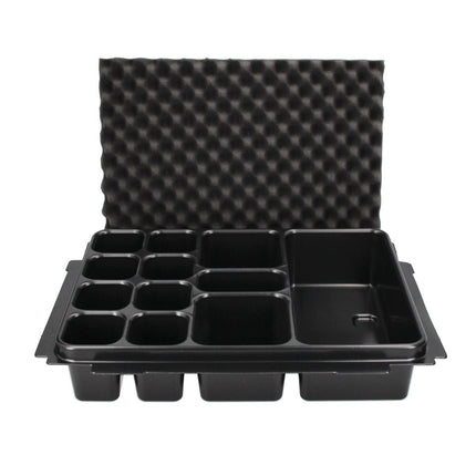 Makita P-83674 Uniwersalna wkładka z 12 formami + cokół sufitowy do narzędzi ręcznych w Makpac