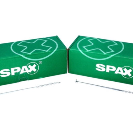 SPAX Set BIT T-STAR plus T30 - 6,4 x 25 mm, 5 Stk. ( 5000009182309 ) + HI.FORCE Tellerkopf Schraube 6,0 x 60 mm 200 Stk. ( 0251010600605 )