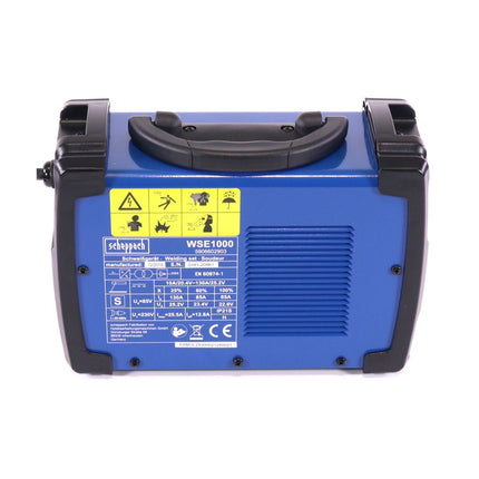 Máquina de soldar por arco Scheppach WSE 1000 50 Hz 25,2 V 130 A (5906602903)