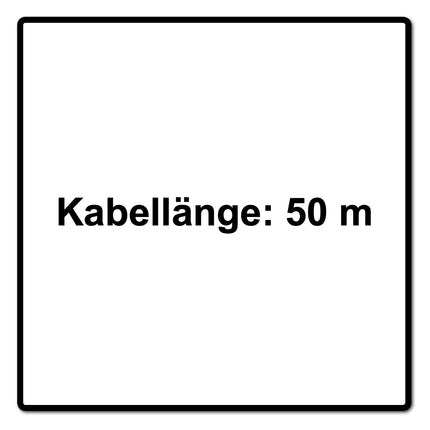 Brennenstuhl professionalLINE SteelCore Enrouleur de câble, 50 m - IP 44, H07BQ-F 3G1,5 (9191500200)