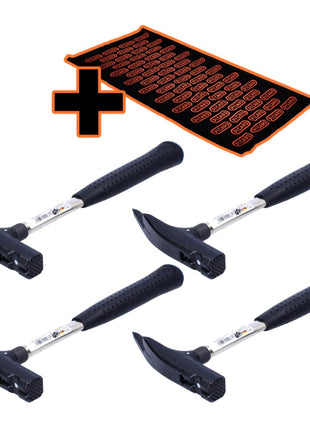 Picard 620M set Martelli grezzi 600 g (4x 0062010) + Panno multiuso misura universale