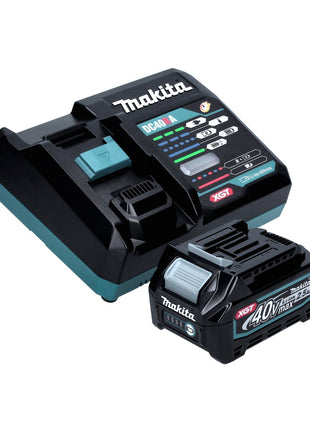 Makita GA016GD101 Cordless Angle Grinder 125 mm 40V max. Brushless XGT + 1x Battery 2.5 Ah + Charger + Suction Hood + Makpac Case