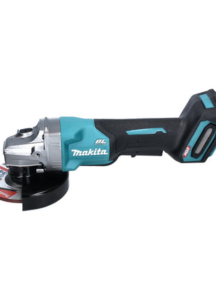 Makita GA016GM101 Cordless Angle Grinder 125 mm 40V max. Brushless XGT + 1x Battery 4.0 Ah + Charger + Suction Hood + Makpac Case