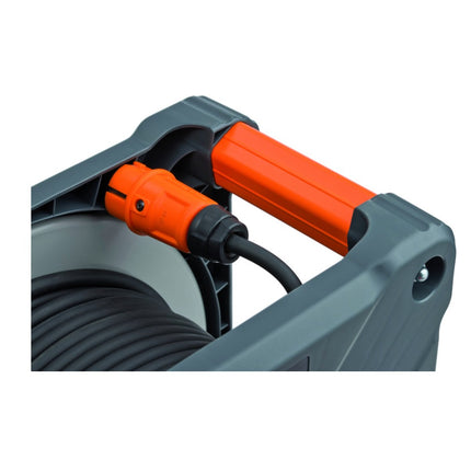 Brennenstuhl professionalLINE Set 4x Kabeltrommel mit Rundum Überrollschutz ( 4x 9202330100 ) 33 m 4 Steckdosen IP44 BGI 608