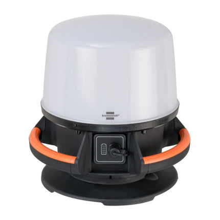 Brennenstuhl professionalLINE Set 4x Foco LED híbrido ORUM 360° 50 W (4x 9171400401) 4000 lm IP 65 con batería y funcionamiento con red