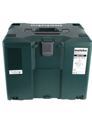 Metabo MKS 18 LTX 58 Scie circulaire à main sans fil 18 V 165 mm + 1x Batterie 10,0 Ah + Coffret MetaLoc - sans chargeur