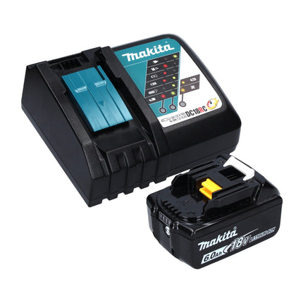 Makita DCL 182 RG1 cordless hoover 18 V + 1x rechargeable battery 6.0 Ah + charger