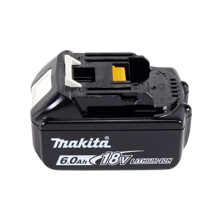 Makita DGA 504 G1J Cordless angle grinder 18 V 125 mm brushless + 1x rechargeable battery 6.0 Ah + Makpac - without charger