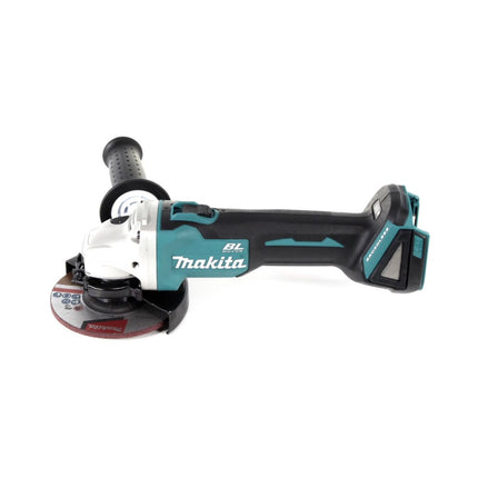 Amoladora angular a batería Makita DGA 504 RGJ 18 V 125 mm sin escobillas + 2x baterías 6,0 Ah + cargador + Makpac