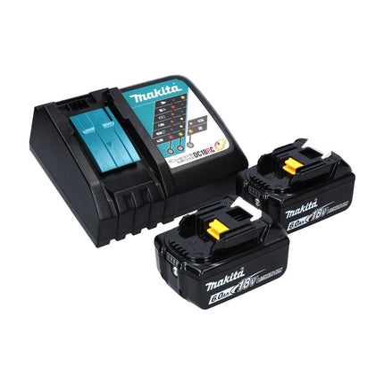 Oscilador de batería Makita DTM 51 RGJ 18 V + 2x baterías 6,0 Ah + cargador + Makpac