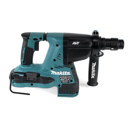Taladro percutor a batería Makita DHR 281 RG 36 V (2x 18 V) 2,8 J SDS-plus sin escobillas + 2x batería 6,0 Ah + cargador