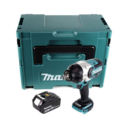 Makita DTW 1002 G1J Llave de impacto a batería 18 V 1000 Nm 1/2" sin escobillas + 1x batería 6,0 Ah + Makpac - sin cargador