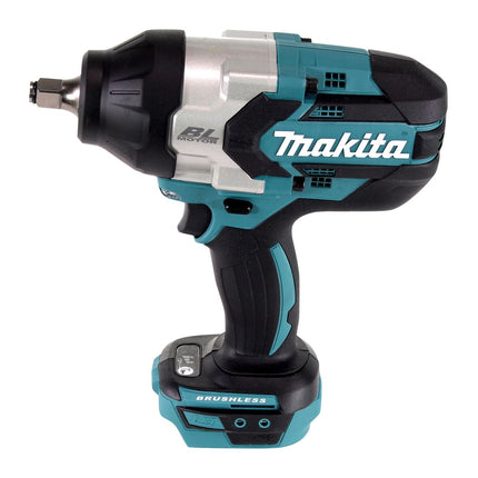 Makita DTW 1002 RGJ Atornillador de impacto inalámbrico 18 V 1000 Nm 1/2" sin escobillas + 2x batería 6,0 Ah + cargador + Makpac