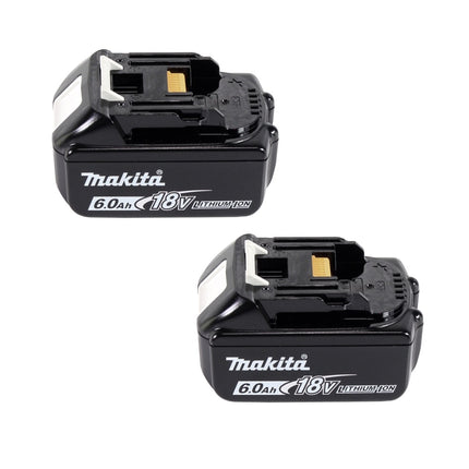 Makita DHR 280 G Cordless hammer drill 36 V ( 2x 18 V ) 2.8 J SDS-plus Brushless + 2x rechargeable battery 6.0 Ah - without charger