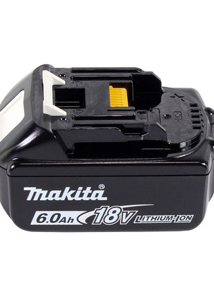Makita DTD 155 G1J 18 V 140 Nm 1/4'' Avvitatore a impulsi senza spazzole + 1x batteria 6,0 Ah + Makpac - senza caricabatterie