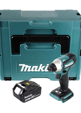 Makita DTD 155 G1J 18 V 140 Nm 1/4'' Avvitatore a impulsi senza spazzole + 1x batteria 6,0 Ah + Makpac - senza caricabatterie