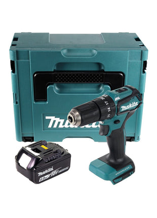 Trapano avvitatore a percussione a batteria Makita DHP 483 G1J 18 V 40 Nm + 1x batteria 6,0 Ah + Makpac - senza caricabatterie