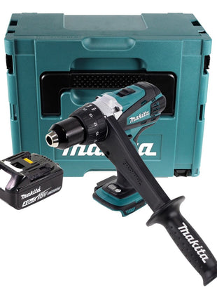Makita DDF 458 M1J Trapano avvitatore a batteria 18V / 91Nm + 1x Batteria 4,0 Ah + Valigetta Makpac - senza caricabatterie
