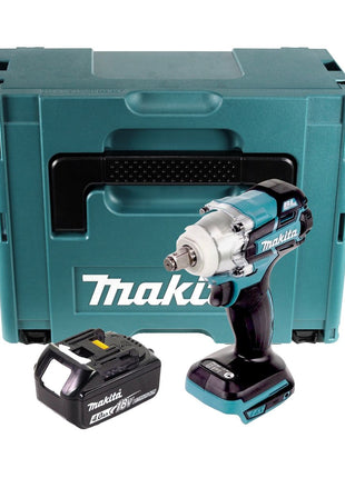 Makita DTW 285 M1J Avvitatore ad impulsi a batteria 18V in valigetta Makpac + 1x Batteria BL 1840 4,0 Ah - senza caricabatterie