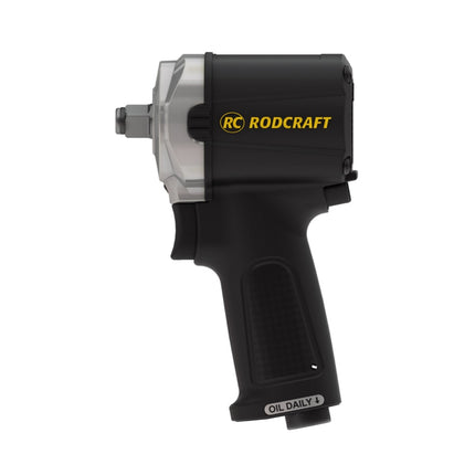 Rodcraft RC2203 Clé à chocs 650 Nm 1/2" + Jeu de douilles RS4114 - 14 pièces. 10 - 27 mm