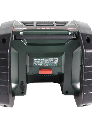 Metabo R 12-18 DAB+ BT Radio de chantier sur batterie 12-18 V DAB+ Bluetooth + 1x batterie 5,5 Ah + chargeur