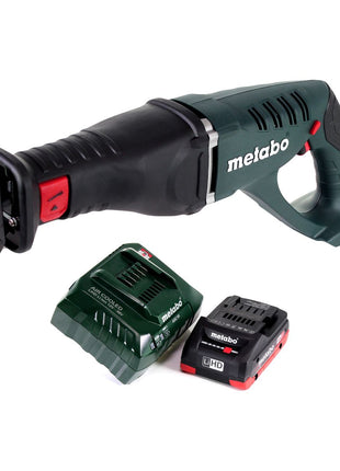 Metabo ASE 18 LTX Cordless Sabre Saw 18 V + 1x Battery 4.0 Ah + Charger