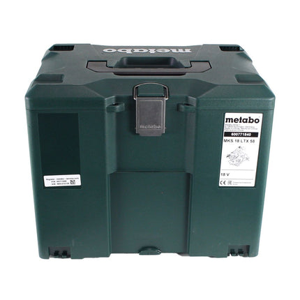Metabo MKS 18 LTX 58 Akku Metall Handkreissäge 18 V 165 mm + 1x Akku 4,0 Ah + MetaLoc - ohne Ladegerät