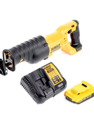 Dewalt DCS 380 D1 cordless reciprocating saw Recipro saw 18 V + 1x rechargeable battery 2.0 Ah + charger