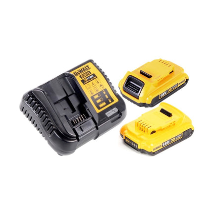 Dewalt DCS 380 D2 cordless reciprocating saw Recipro saw 18 V + 2x rechargeable battery 2.0 Ah + charger