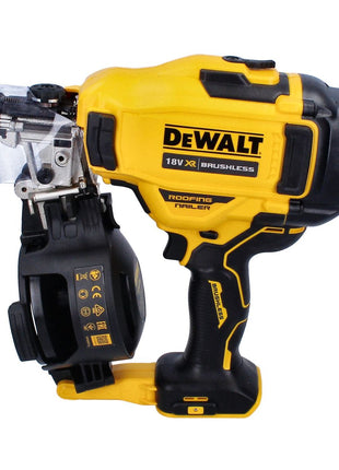 Clavadora de bobina DeWalt DCN 45 RND2 a batería 18 V 19 - 44 mm sin escobillas + 2x batería 2,0 Ah + cargador + TSTAK