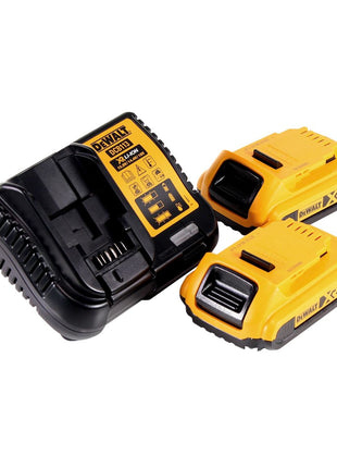 Clavadora de bobina DeWalt DCN 45 RND2 a batería 18 V 19 - 44 mm sin escobillas + 2x batería 2,0 Ah + cargador + TSTAK