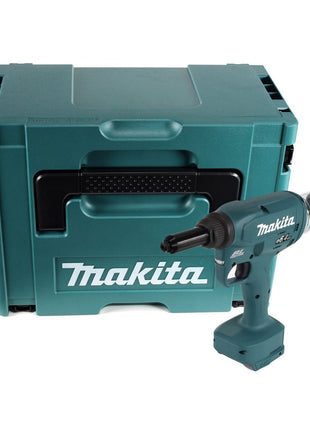 Makita DRV 250 ZJ Riveteuse sans fil, sans balai 18 V 20 kN + Coffret Makpac - sans batterie, sans chargeur