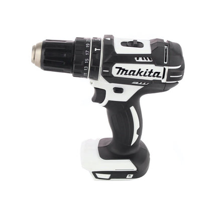 Makita DLX 2131 J Kit combo 18 V DHP 482 blanc 62 Nm + DTD 152 165 Nm + 2x Batteries 3,0 Ah + Chargeur + Makpac