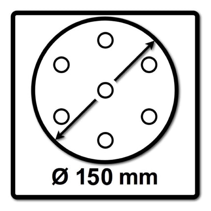 Festool STF D150/48 Schleifscheiben Granat P60 150 mm 50 Stk. ( 575161 ) für RO 150, ES 150, ETS 150, ETS EC 150, LEX 150, WTS 150, HSK-D 150 - Toolbrothers