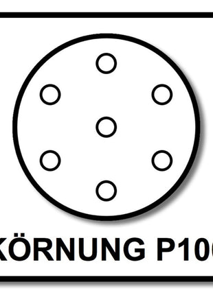 Festool STF D150/48 Schleifscheiben Granat P100 150 mm 400 Stk. ( 4x 575163 ) für RO 150, ES 150, ETS 150, ETS EC 150, LEX 150, WTS 150, HSK-D 150 - Toolbrothers