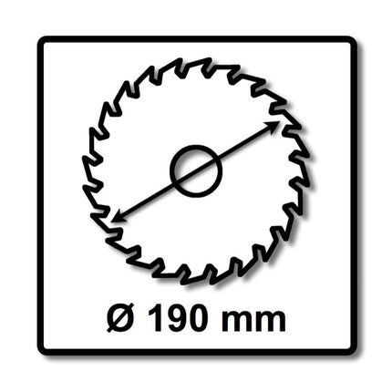 Juego especial de hojas de sierra circular Festool TF58 2x 190 x 2,6 mm 190 mm (2x 492051) 58 dientes