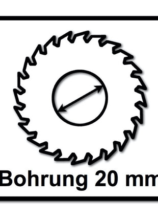 Festool Spezial Kreissägeblatt Set 2x HW 160 x 20 x 2,2 mm TF52  ( 2x 496306 ) 160 mm 52 Zähne - Toolbrothers