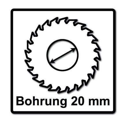 Festool Spezial Kreissägeblatt Set 2x HW 160 x 20 x 2,2 mm TF52  ( 2x 496306 ) 160 mm 52 Zähne - Toolbrothers