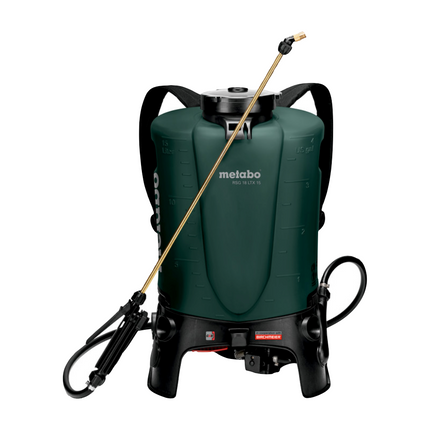 Metabo RSG 18 LTX 15 pulverizador de mochila a batería 18 V 15 L 3,0 bar + 1x batería 5,5 Ah + cargador