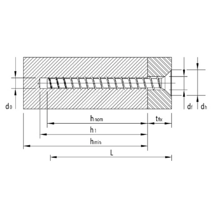 HECO MULTI MONTI plus F Schraubanker 6,0 x 140 mm 100 Stück ( 2x 48507 ) Betonschraube, Senkkopf, T-Drive, verzinkt blau, A2K - Toolbrothers