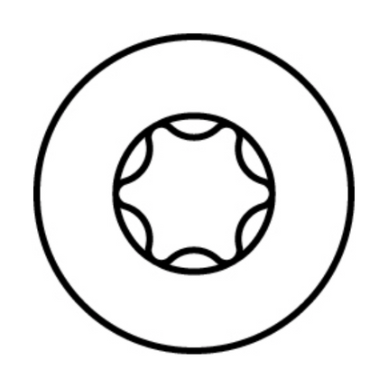 HECO MULTI MONTI plus F Vis d'ancrage, 6,0 x 120mm, Vis à béton, Tête fraisée, Zingué bleu, A2K, 200 pcs. (4x 48505)