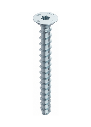 HECO MULTI MONTI plus F Screw Anchor, 6.0 x 100mm, Concrete screw, Countersunk head, Blue zinc-plated, A2K, 100 pcs. (2x 48503)