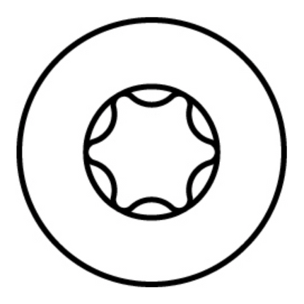 HECO MULTI MONTI plus F Vis d'ancrage, 6,0 x 80mm, Vis à béton, Tête fraisée, Zingué bleu, A2K, 100 pcs. (2x 48501)