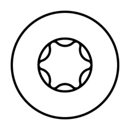 HECO MULTI MONTI plus F Vis d'ancrage, 6,0 x 40mm, Vis à béton, Tête fraisée, Zingué bleu, A2K, 400 pcs. (4x 49860)